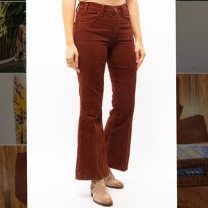 Citizens of Humanity Amelia Vintage Flare - Rust Corduroy